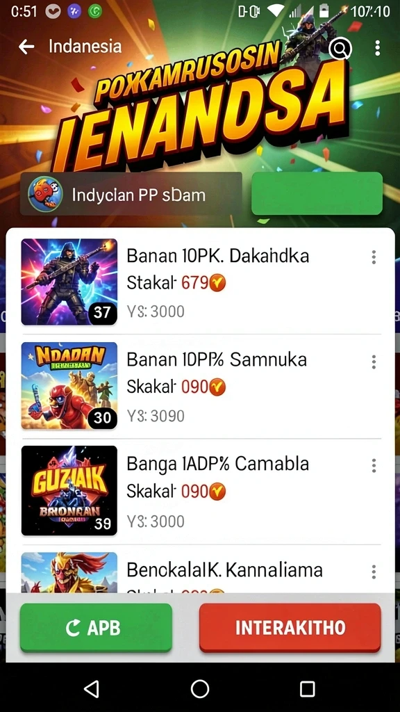 bata123 - Tampilan antarmuka yang menarik dan mudah dinavigasi.