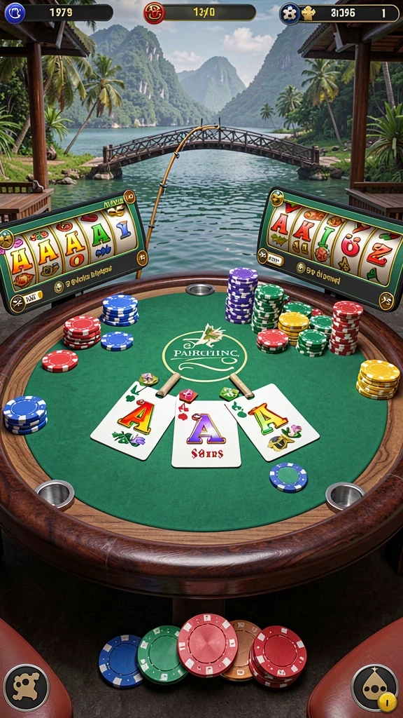 dana777 - Screenshot menampilkan fitur multiplayer yang seru.