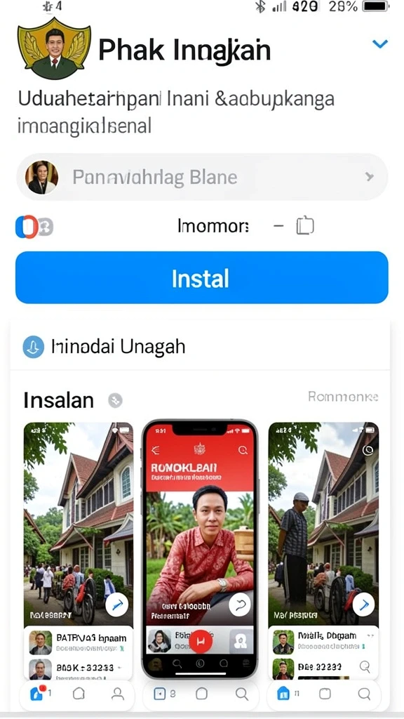 kitawd - Tampilan antarmuka yang user-friendly dan menarik.