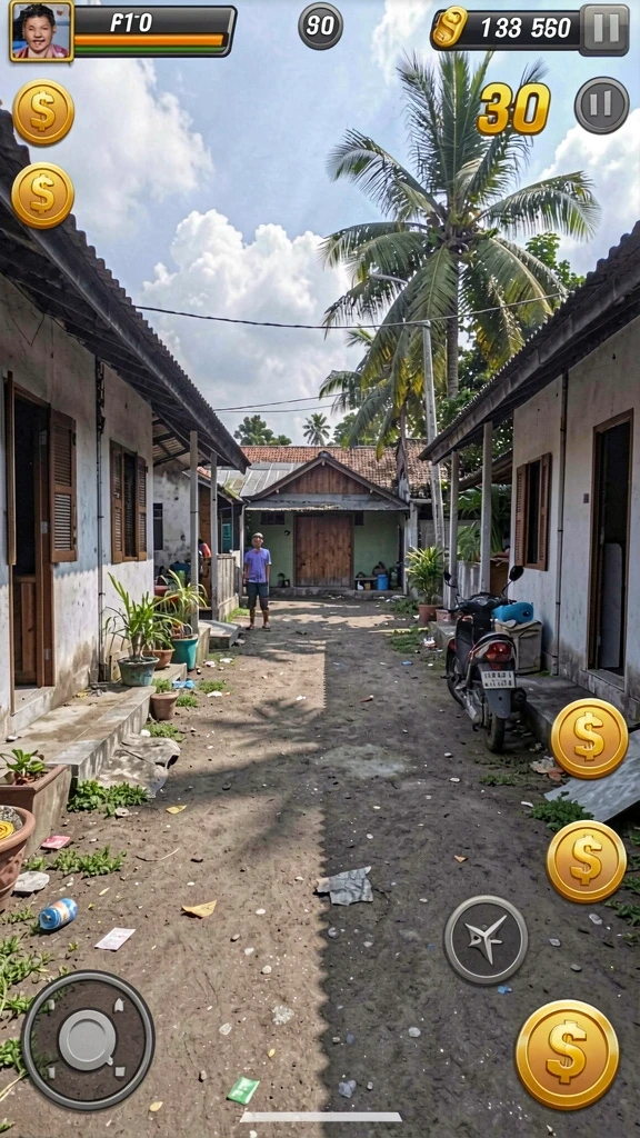 rsngame - Menampilkan karakter utama dalam aksi epik.